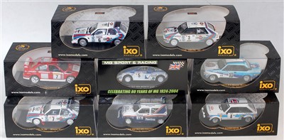 Lot 2664 - Eight various boxed Ixo 1/43 scale racing...