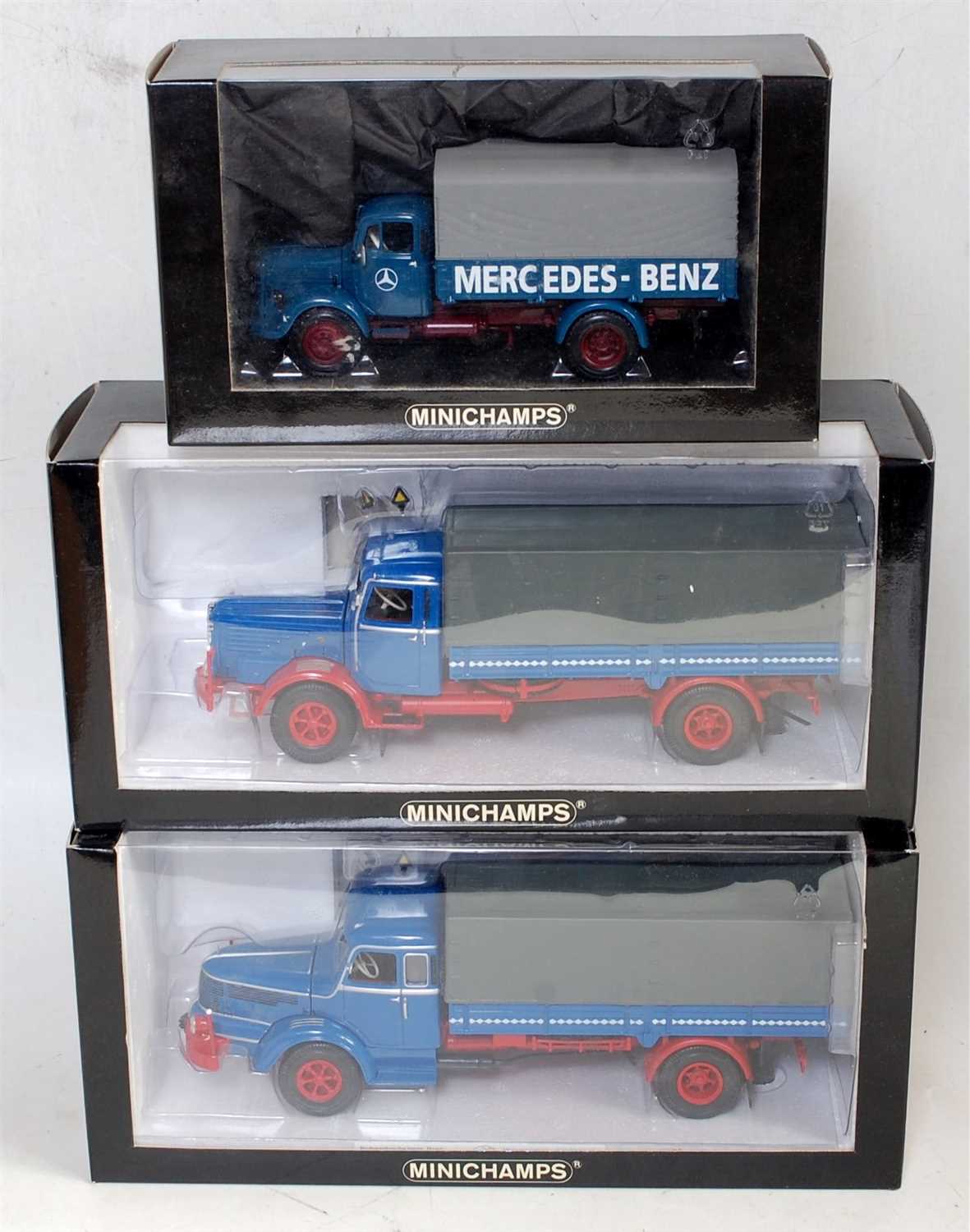 Lot 2669 - Three various boxed Minichamps 1/43 scale...