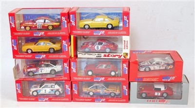 Lot 2672 - Ten various boxed Vitesse 1/43 scale racing...