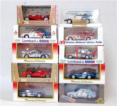 Lot 2673 - Ten various mixed 1/43 scale boxed and plastic...