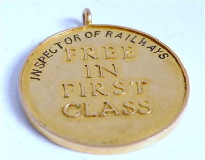 Lot 96 - A Free Pass (in first class) for the Inspector...