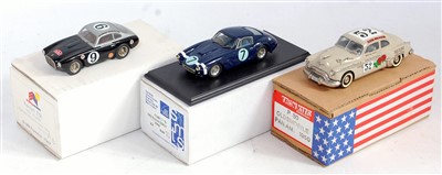 Lot 1538 - Three various boxes 1/43 scale white metal and...