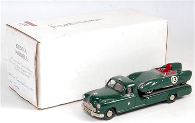 Lot 1556 - A Kenna Models 1/43 scale white metal and...