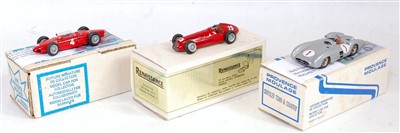 Lot 1570 - Six various boxed and loose 1/43 scale white...