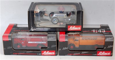Lot 2685 - A Schuco boxed and diecast tinplate group to...