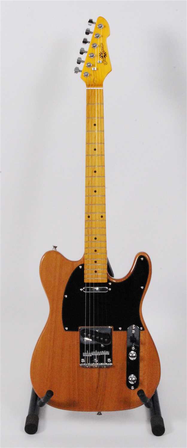 Lot 608 - A Gear4music telecaster electric guitar