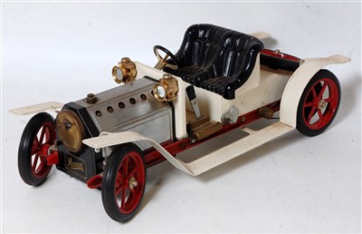 Lot 127 - A Mamod SR1A steam roadster comprising of...