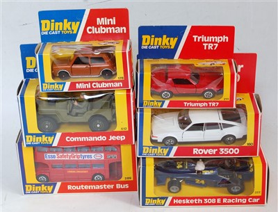 Lot 1978 - Six various boxed Dinky Toy diecasts, mixed...