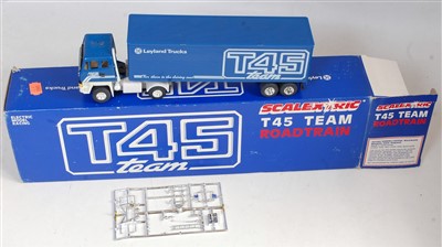 Lot 3220 - A Scalextric No. C370 T45 Race Team road train...