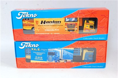 Lot 2719 - A Tekno 1/50 scale boxed road haulage diecast...