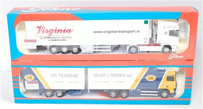 Lot 2732 - A Tekno 1/50 scale boxed road haulage diecast...