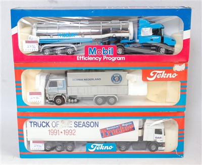 Lot 2736 - A Tekno boxed 1/50 scale road haulage diecast...