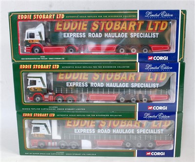 Lot 2744 - Five various boxed Corgi 1/50 scale Eddie...