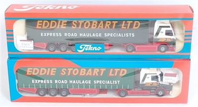 Lot 2750 - A Tekno 1/50 scale boxed Eddie Stobart road...