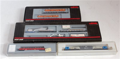 Lot 1074 - Z gauge Marklin Ref. 82517 Sersa engineers...