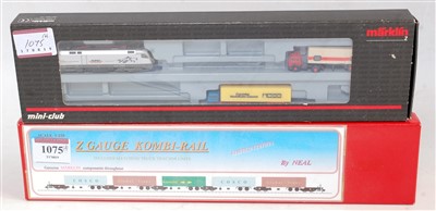 Lot 1075 - Marklin Ref. 81431 locomotive and HGV wagons...