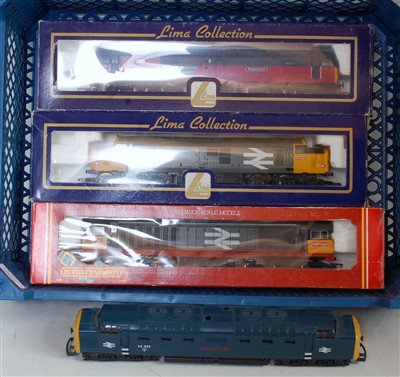 Lot 1099 - Mixed diesel collection of Hornby R250 rail...