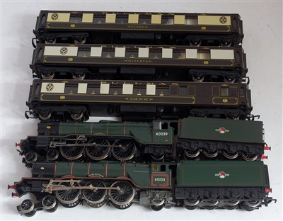 Lot 1100 - Hornby class A3 engine and tender "Flying...