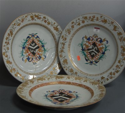 Lot 49 - A large 19th century Chinese export charger,...