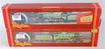 Lot 1086 - 2 Hornby engines and tenders R053 as LNER...