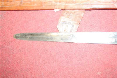 Lot 519 - A modern Eastern sword, having a 69cm blade,...