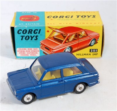 Lot 1675 - A Corgi Toys No. 251 Hillman Imp saloon...