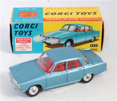 Lot 1679 - A Corgi Toys No. 252 Rover 2000 comprising of...