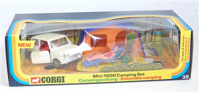 Lot 1688 - A Corgi Toys gift set No. 38 Mini 1000 camping...