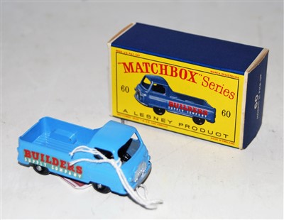 Lot 2343 - A Matchbox 1/75 series No. 60 Morris J2 pickup...