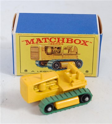 Lot 2345 - A Matchbox No. 8 Caterpillar tractor,...