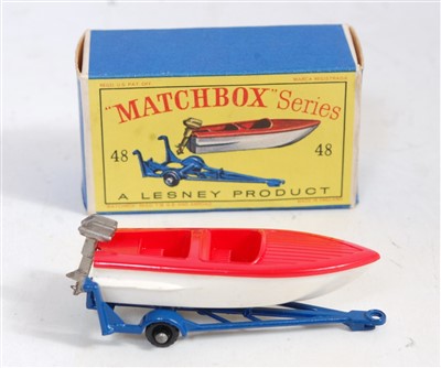 Lot 2346 - A Matchbox No. 48 trailer with removable...