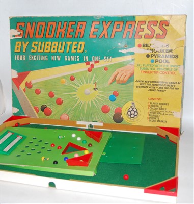 Lot 3235 - A Snooker Express by Subbuteo, appears...