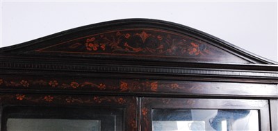 Lot 1399 - A circa 1900 Sheraton Revival mahogany and...