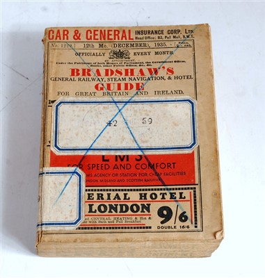 Lot 32 - An original Bradshaws Railway Guide dated 12th...
