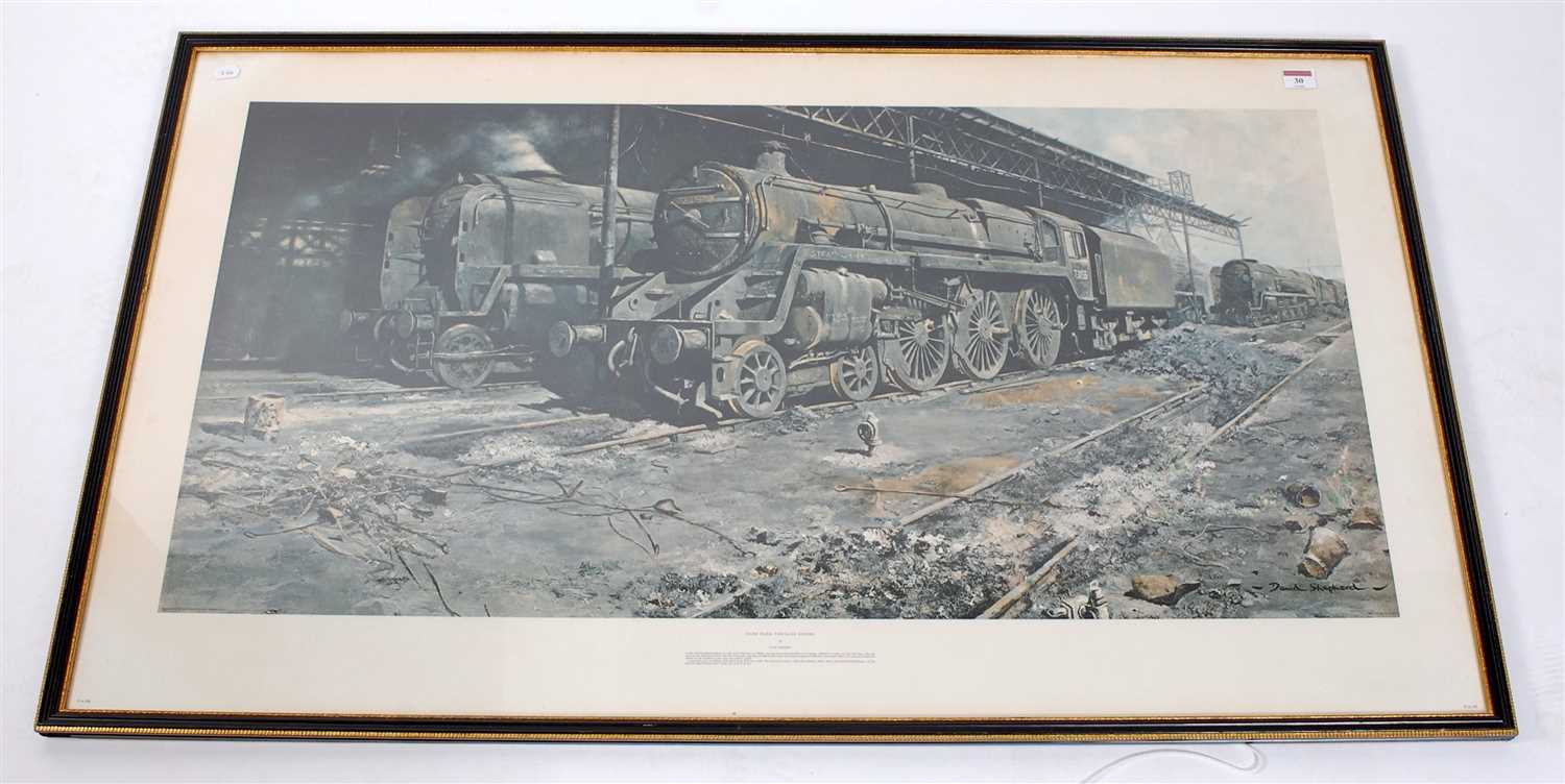 Lot 30 - A large framed and glazed David Shepherd print,...