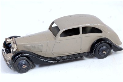 Lot 1989 - Dinky No.30b Rolls Royce, grey body, black...