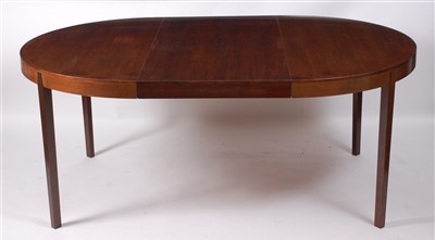 Lot 446 - A 1960s rosewood extending dining table by...