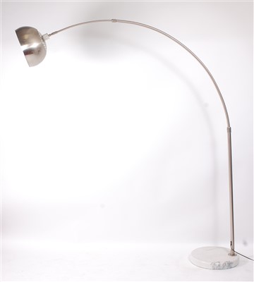Lot 517 - A contemporary brushed chrome and white...