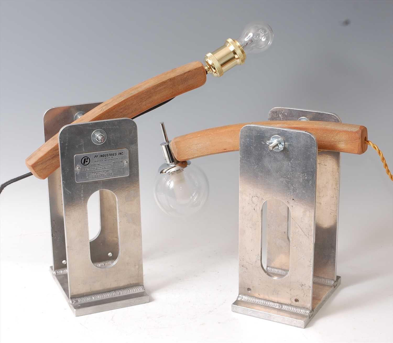 Lot 23 - A pair of contemporary American PF Industries...