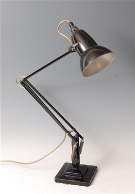 Lot 300 - Herbert Terry - a black painted anglepoise...