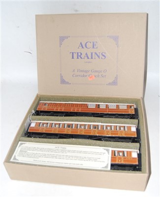 Lot 213 - Three ACE Trains LNER coaches ref. C/4, coach...