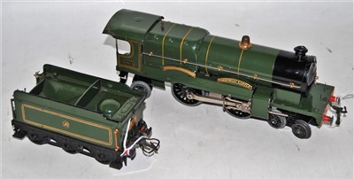 Lot 228 - 1929-33 Hornby clockwork loco Caerphilly...