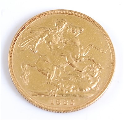 Lot 2113 - Great Britain, 1885 gold full sovereign