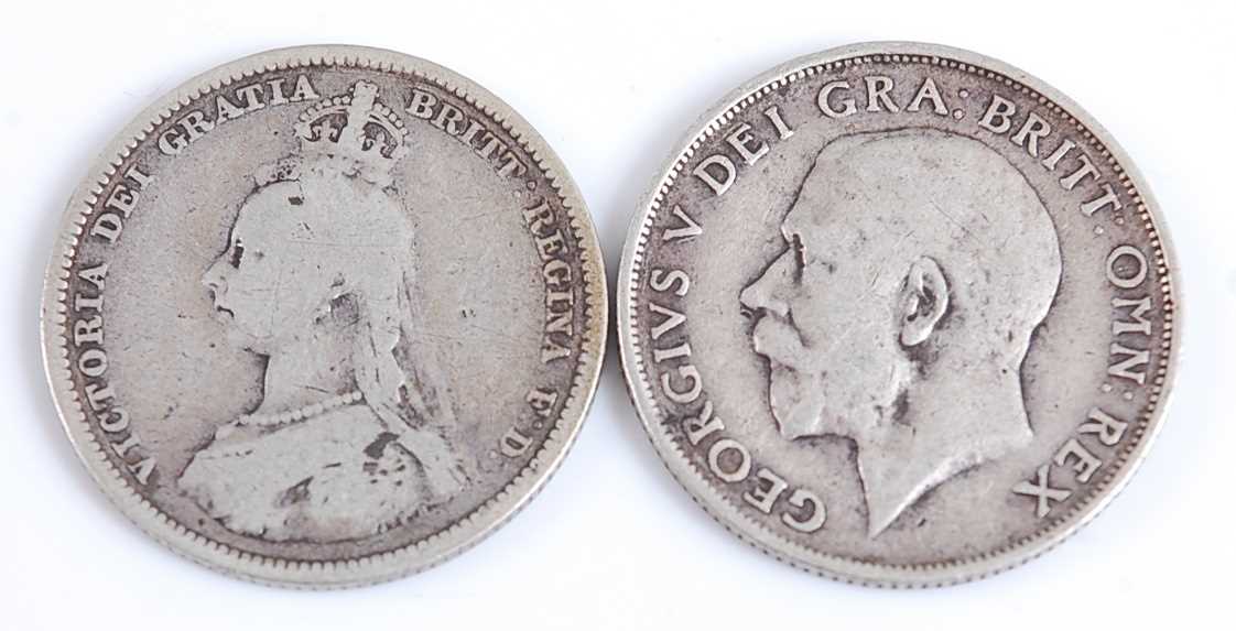 Lot 2171 - Great Britain, 1887 shilling