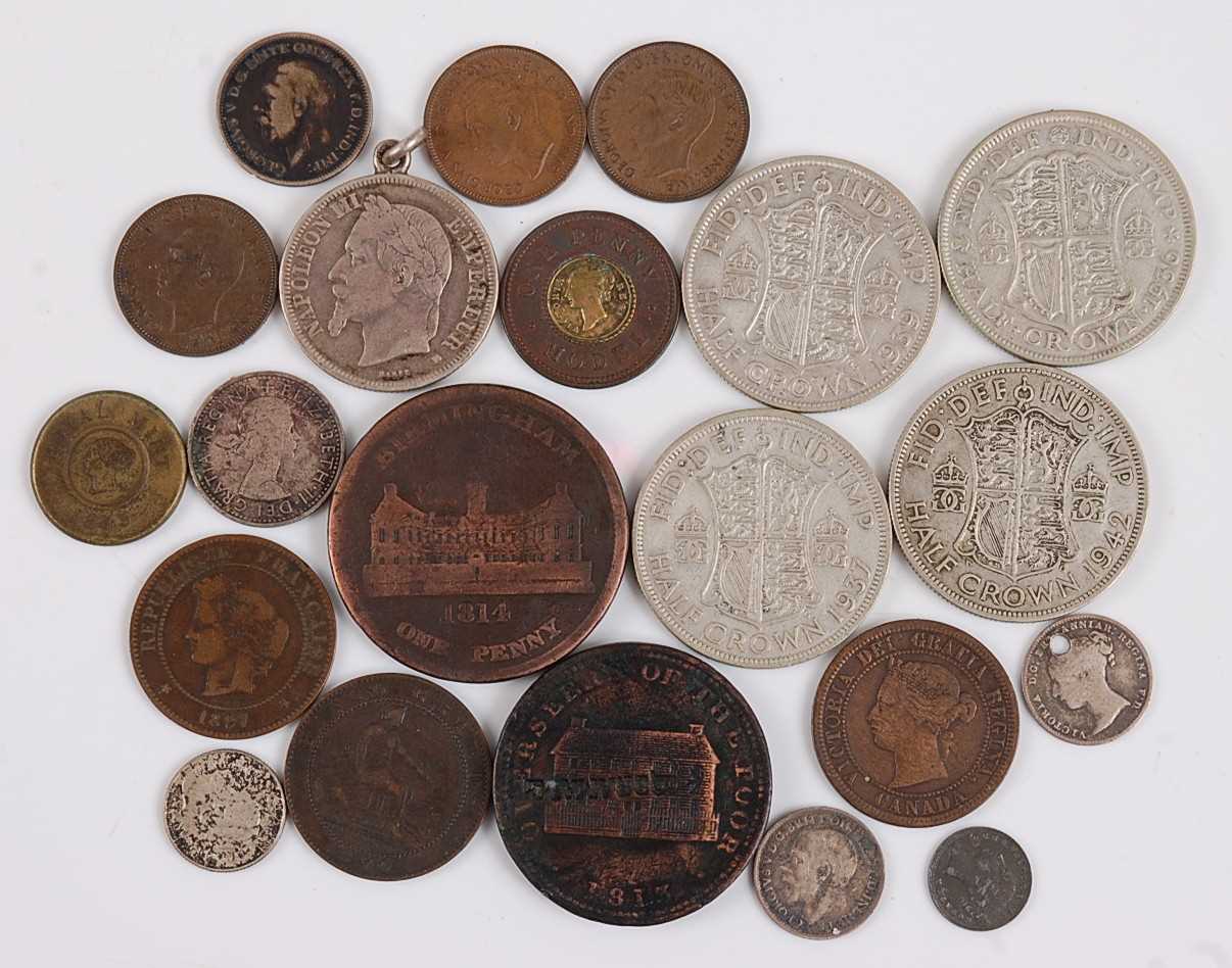 Lot 2179 - Great Britain and World, a collection of 19th century and later coins and tokens to include
