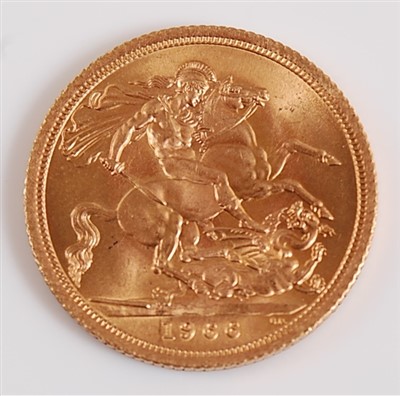 Lot 2120 - Great Britain, 1966 gold full sovereign