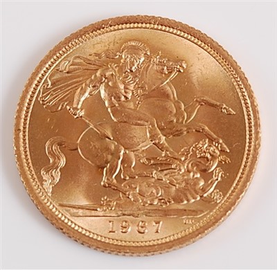 Lot 2122 - Great Britain, 1967 gold full sovereign