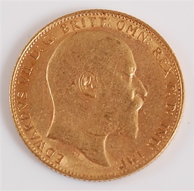 Lot 2126 - Great Britain, 1909 gold full sovereign