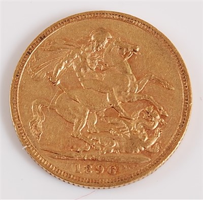 Lot 2127 - Great Britain, 1896 gold full sovereign