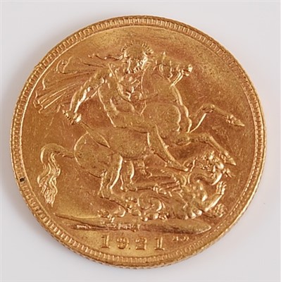 Lot 2130 - Great Britain, 1921 gold full sovereign